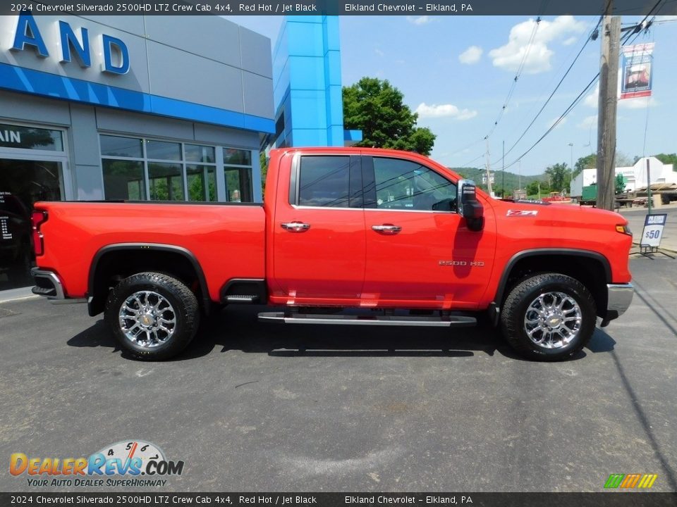 2024 Chevrolet Silverado 2500HD LTZ Crew Cab 4x4 Red Hot / Jet Black Photo #8