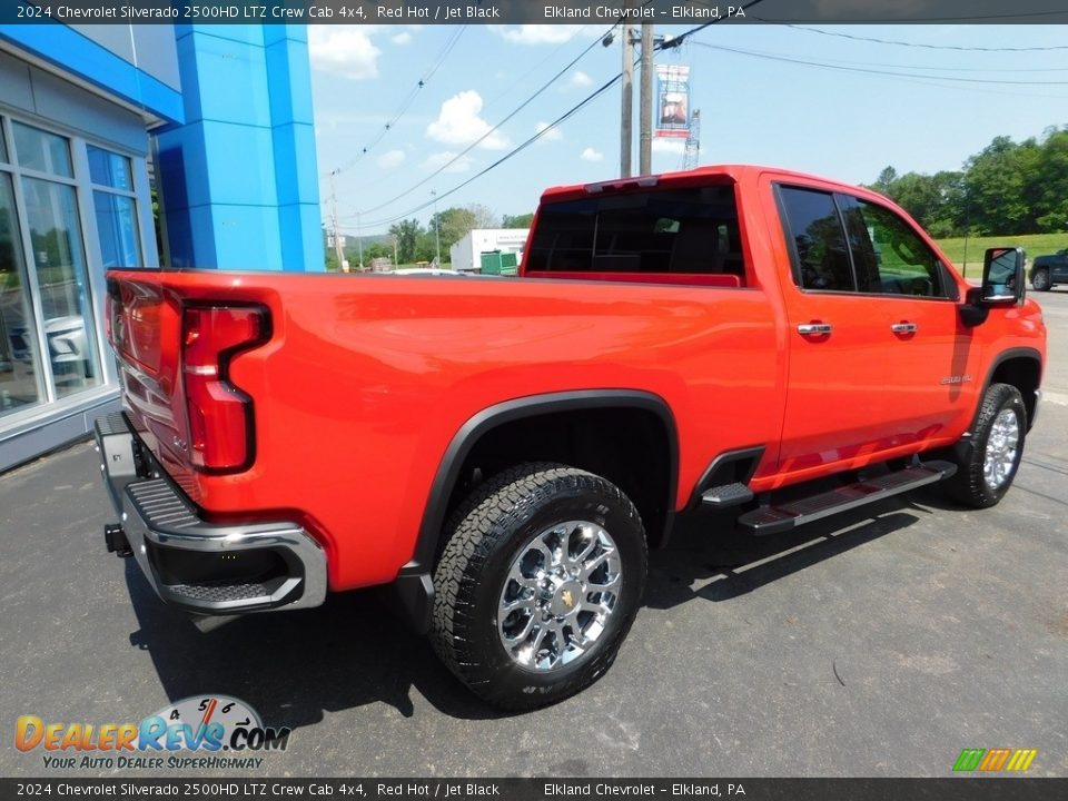 2024 Chevrolet Silverado 2500HD LTZ Crew Cab 4x4 Red Hot / Jet Black Photo #9