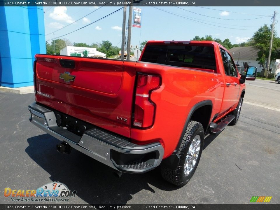 2024 Chevrolet Silverado 2500HD LTZ Crew Cab 4x4 Red Hot / Jet Black Photo #10