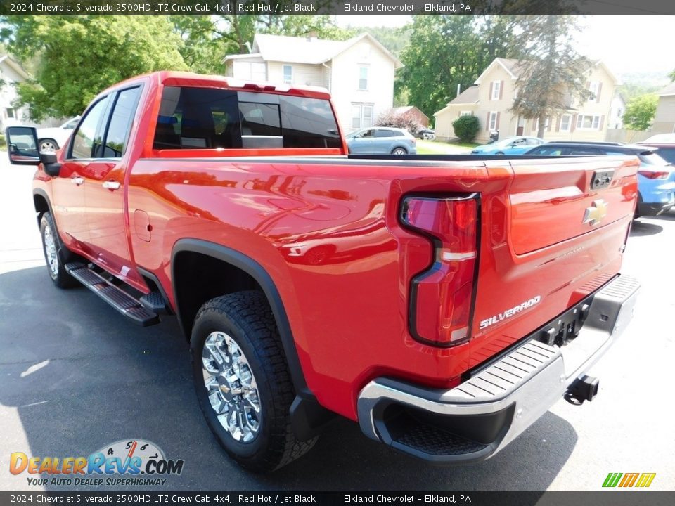 2024 Chevrolet Silverado 2500HD LTZ Crew Cab 4x4 Red Hot / Jet Black Photo #12