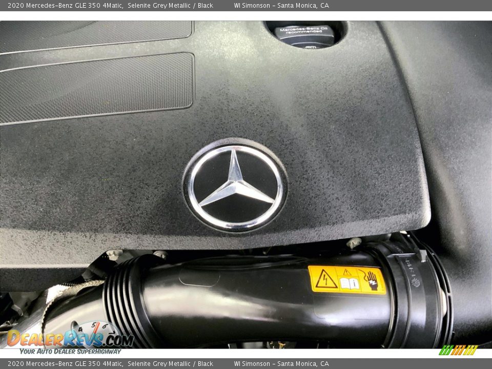 2020 Mercedes-Benz GLE 350 4Matic Selenite Grey Metallic / Black Photo #32