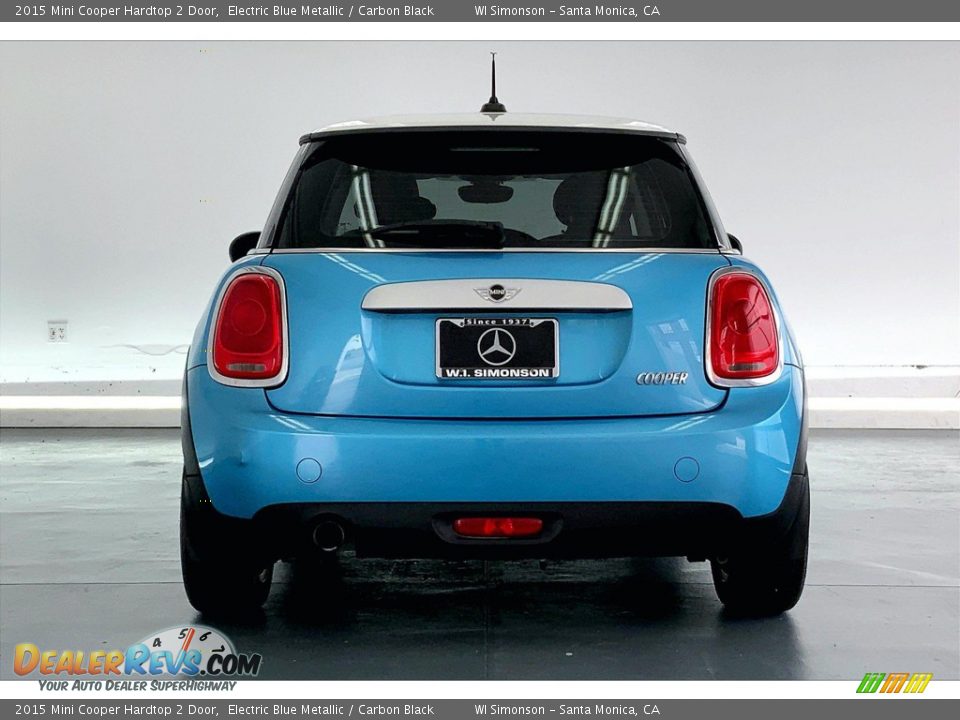 2015 Mini Cooper Hardtop 2 Door Electric Blue Metallic / Carbon Black Photo #3