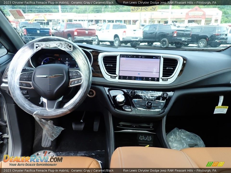 Dashboard of 2023 Chrysler Pacifica Pinnacle Plug-In Hybrid Photo #14