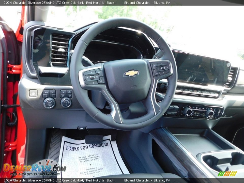 2024 Chevrolet Silverado 2500HD LTZ Crew Cab 4x4 Red Hot / Jet Black Photo #25