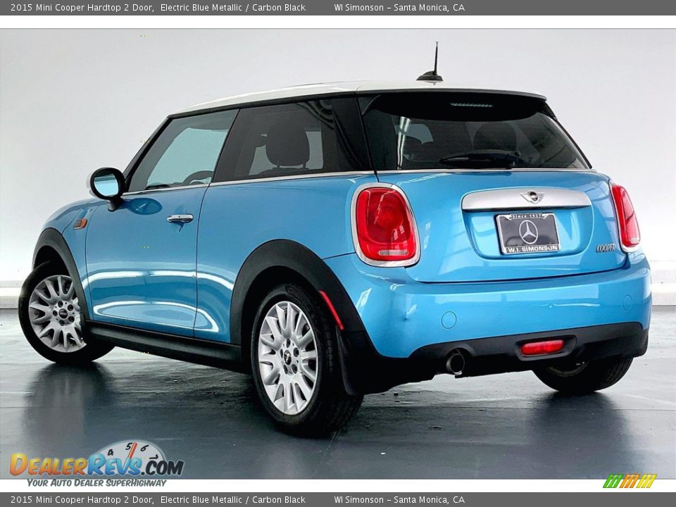 2015 Mini Cooper Hardtop 2 Door Electric Blue Metallic / Carbon Black Photo #10