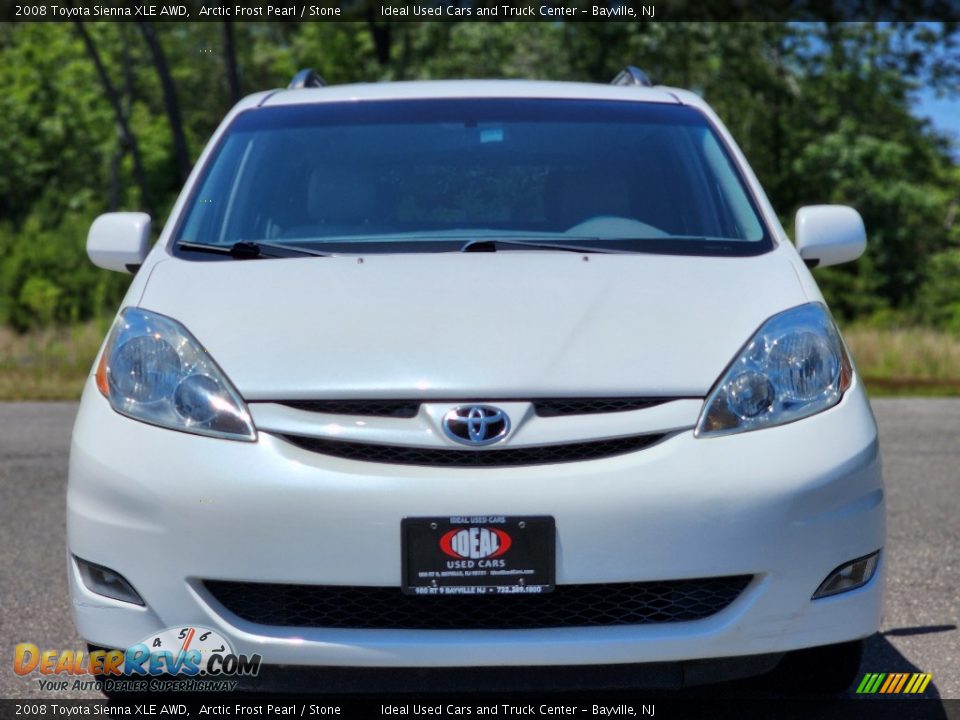 2008 Toyota Sienna XLE AWD Arctic Frost Pearl / Stone Photo #3