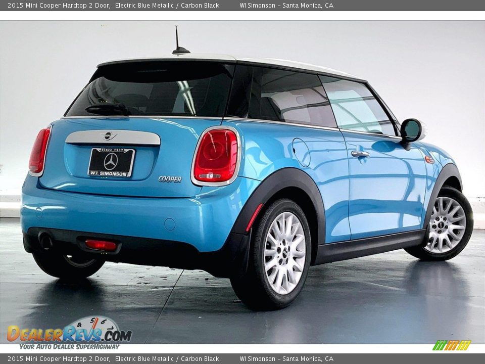 2015 Mini Cooper Hardtop 2 Door Electric Blue Metallic / Carbon Black Photo #13