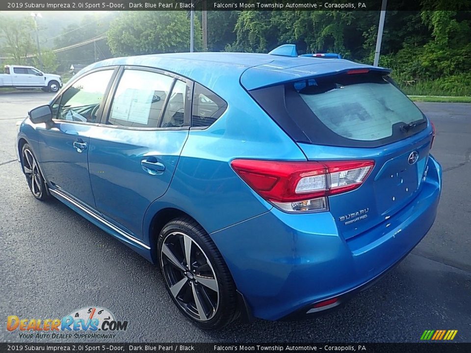 2019 Subaru Impreza 2.0i Sport 5-Door Dark Blue Pearl / Black Photo #5