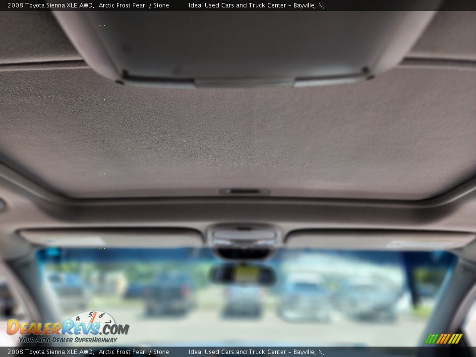 2008 Toyota Sienna XLE AWD Arctic Frost Pearl / Stone Photo #15