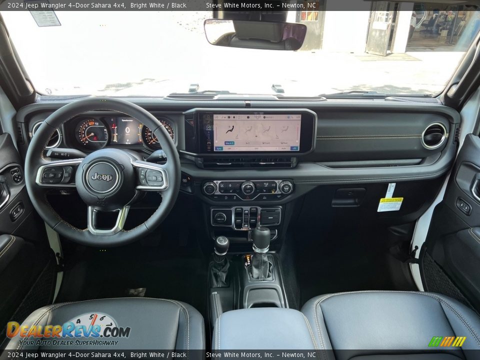 Dashboard of 2024 Jeep Wrangler 4-Door Sahara 4x4 Photo #21