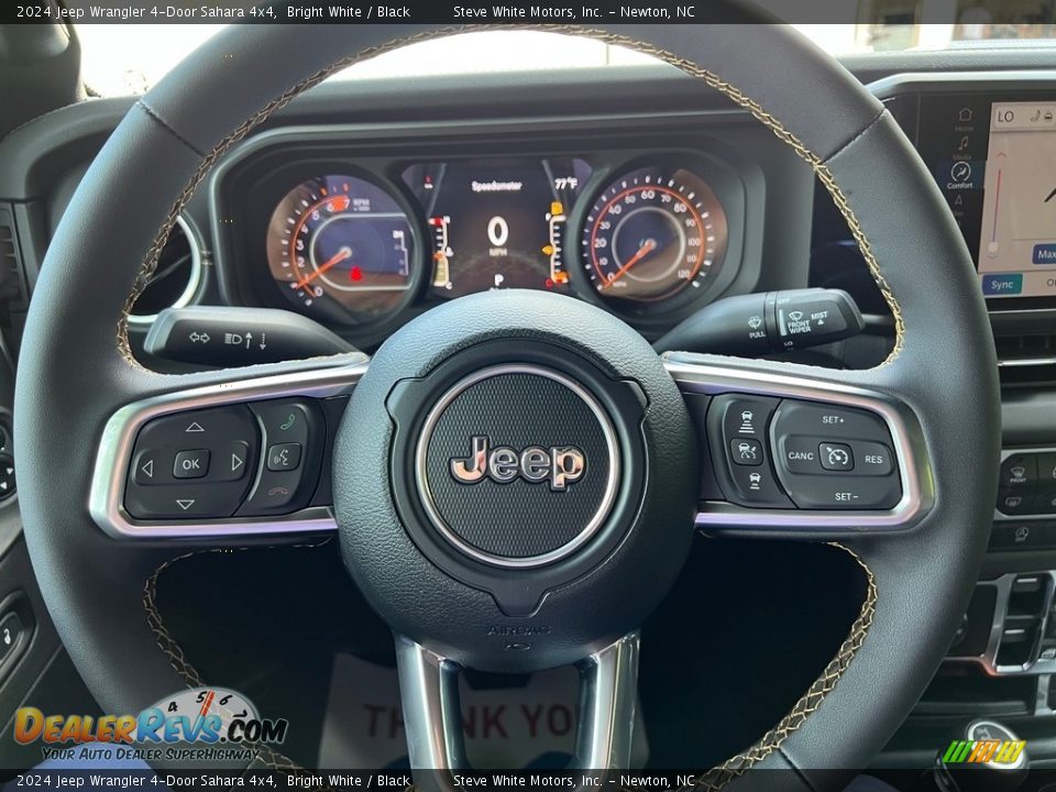 2024 Jeep Wrangler 4-Door Sahara 4x4 Steering Wheel Photo #22