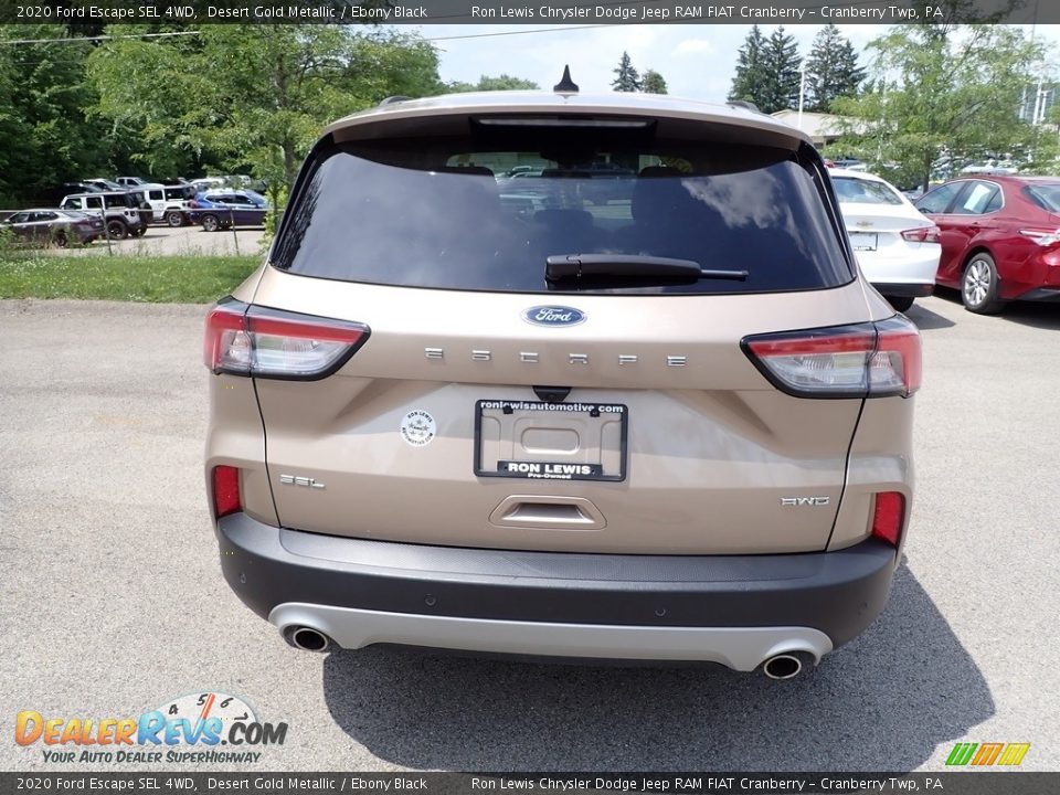 Desert Gold Metallic 2020 Ford Escape SEL 4WD Photo #7