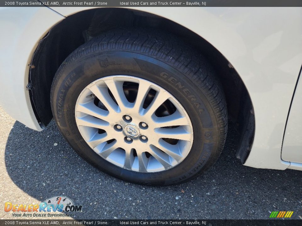 2008 Toyota Sienna XLE AWD Arctic Frost Pearl / Stone Photo #26