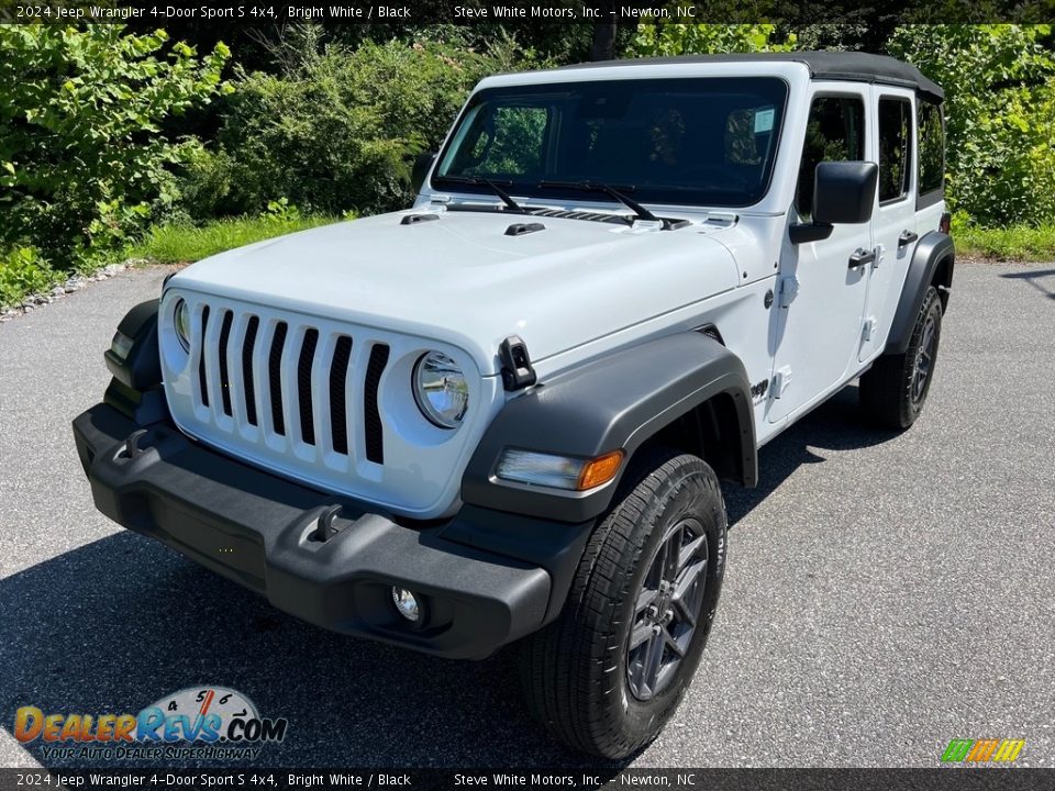 2024 Jeep Wrangler 4-Door Sport S 4x4 Bright White / Black Photo #2