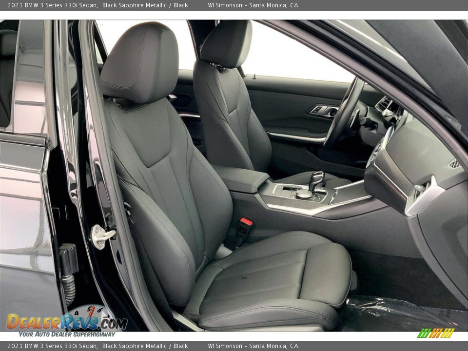 2021 BMW 3 Series 330i Sedan Black Sapphire Metallic / Black Photo #6