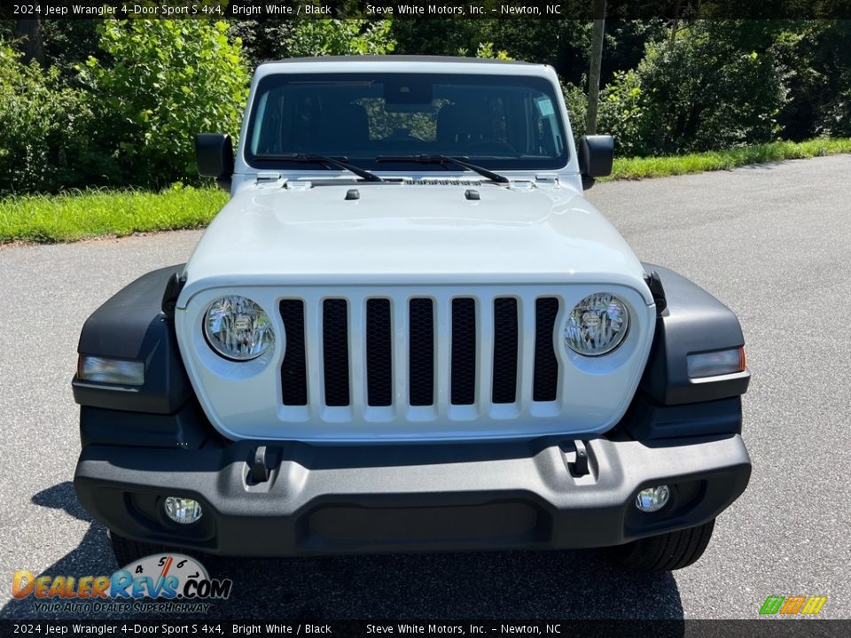 2024 Jeep Wrangler 4-Door Sport S 4x4 Bright White / Black Photo #3