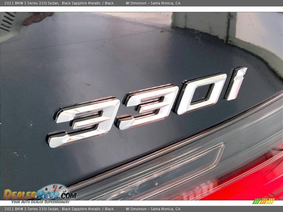 2021 BMW 3 Series 330i Sedan Black Sapphire Metallic / Black Photo #7