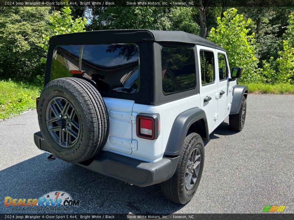 2024 Jeep Wrangler 4-Door Sport S 4x4 Bright White / Black Photo #6