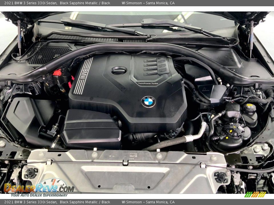 2021 BMW 3 Series 330i Sedan Black Sapphire Metallic / Black Photo #9