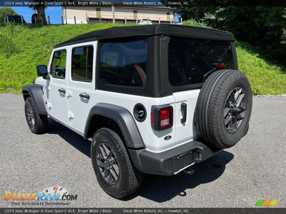 2024 Jeep Wrangler 4-Door Sport S 4x4 Bright White / Black Photo #8