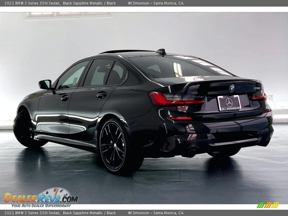 2021 BMW 3 Series 330i Sedan Black Sapphire Metallic / Black Photo #10