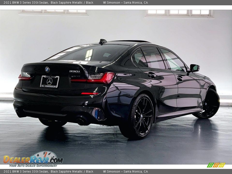 2021 BMW 3 Series 330i Sedan Black Sapphire Metallic / Black Photo #13