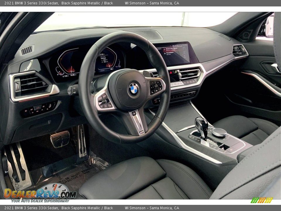 2021 BMW 3 Series 330i Sedan Black Sapphire Metallic / Black Photo #14