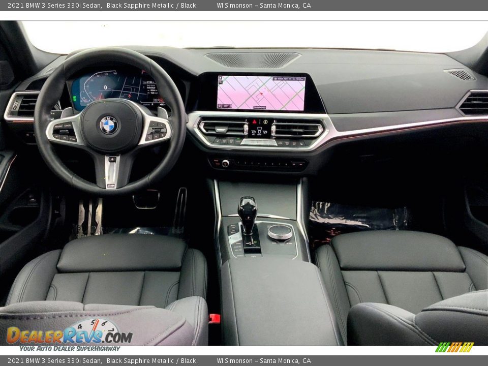 2021 BMW 3 Series 330i Sedan Black Sapphire Metallic / Black Photo #15