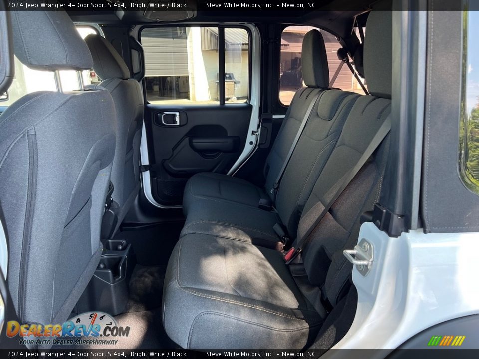 Rear Seat of 2024 Jeep Wrangler 4-Door Sport S 4x4 Photo #14