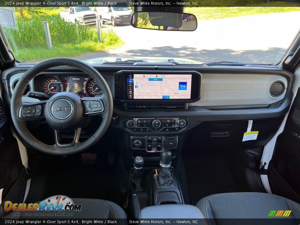 Dashboard of 2024 Jeep Wrangler 4-Door Sport S 4x4 Photo #15