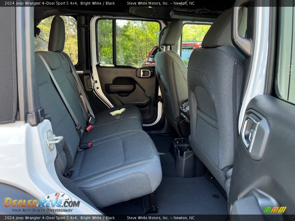 Rear Seat of 2024 Jeep Wrangler 4-Door Sport S 4x4 Photo #17
