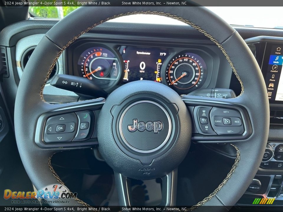 2024 Jeep Wrangler 4-Door Sport S 4x4 Steering Wheel Photo #20