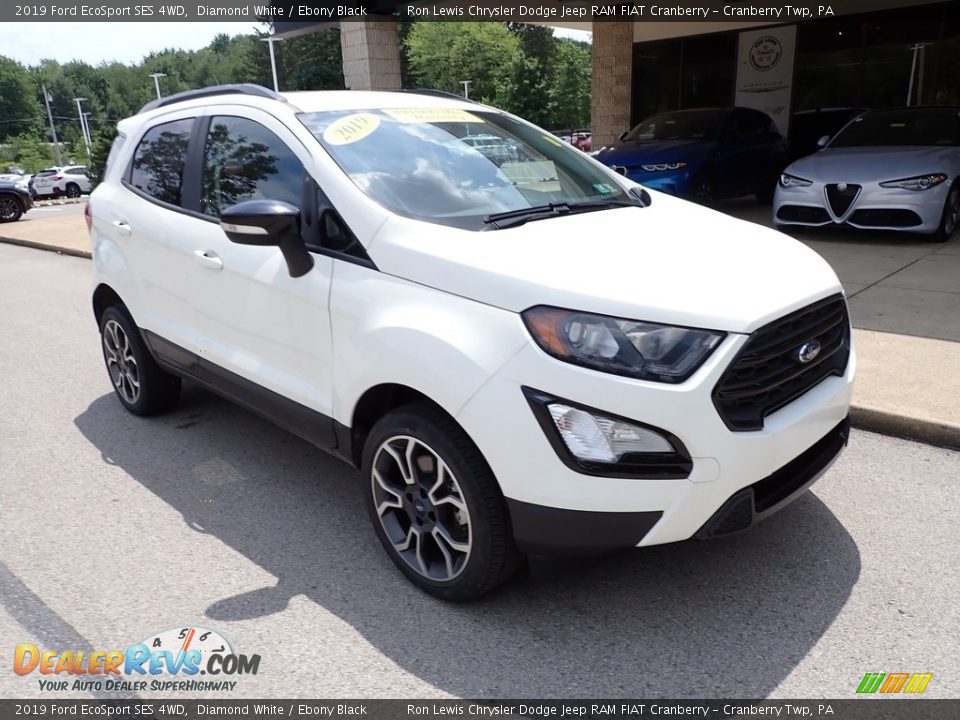 2019 Ford EcoSport SES 4WD Diamond White / Ebony Black Photo #2