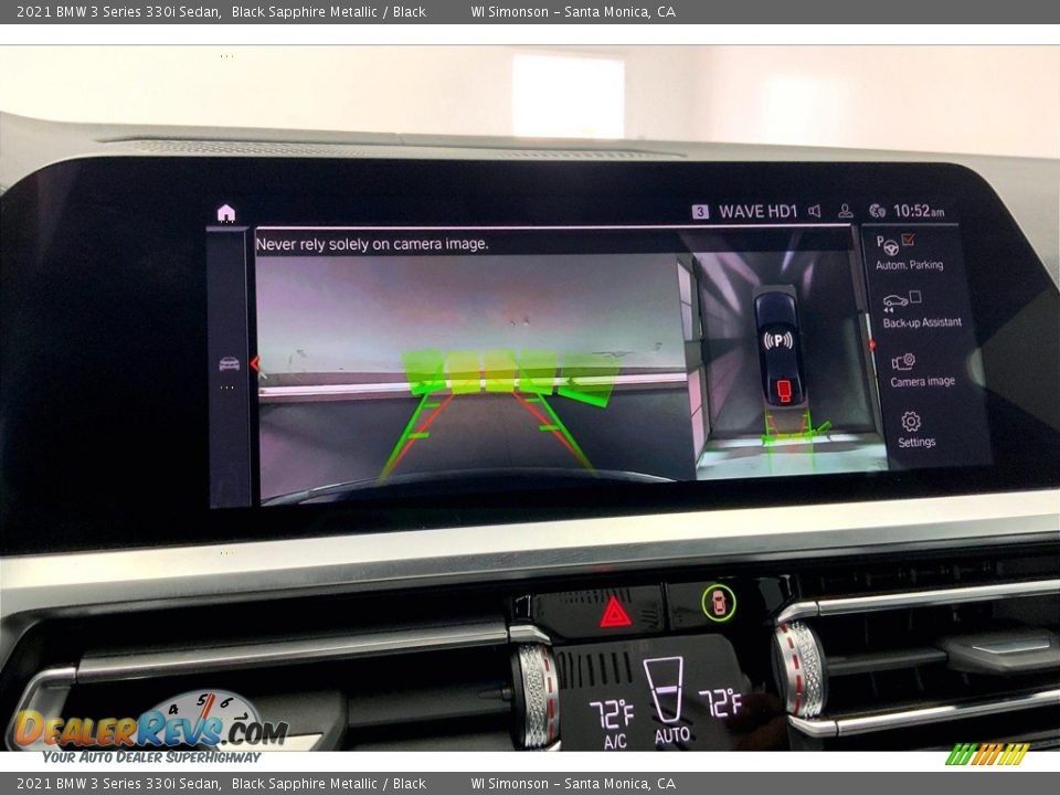 2021 BMW 3 Series 330i Sedan Black Sapphire Metallic / Black Photo #24