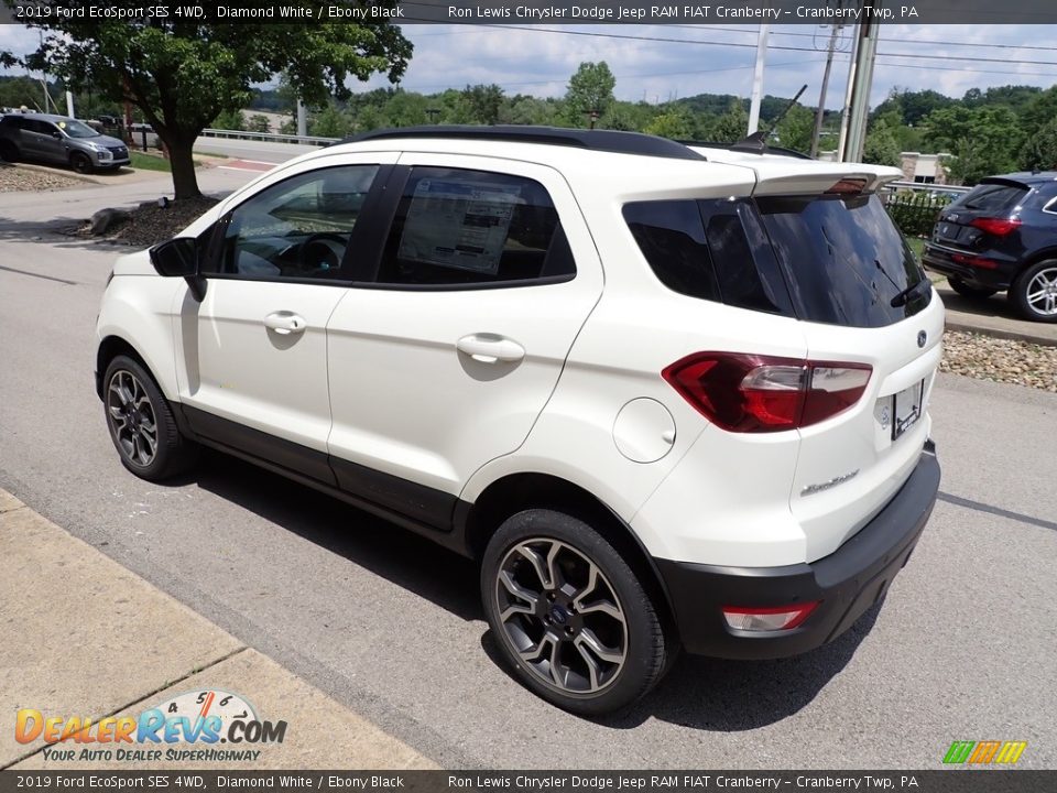 2019 Ford EcoSport SES 4WD Diamond White / Ebony Black Photo #6