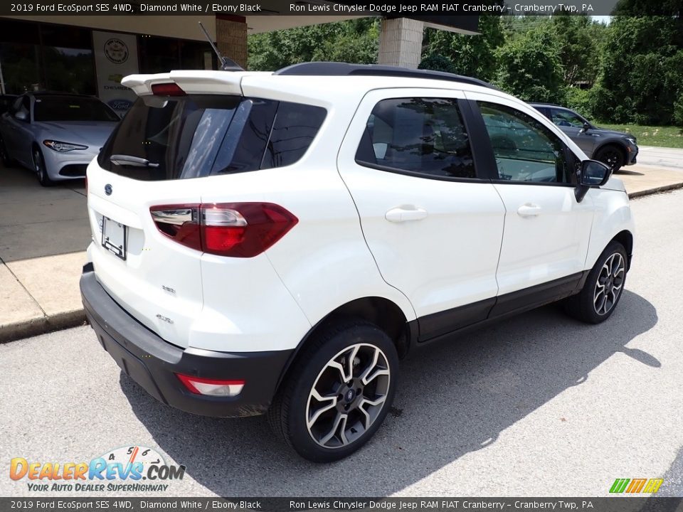 2019 Ford EcoSport SES 4WD Diamond White / Ebony Black Photo #8