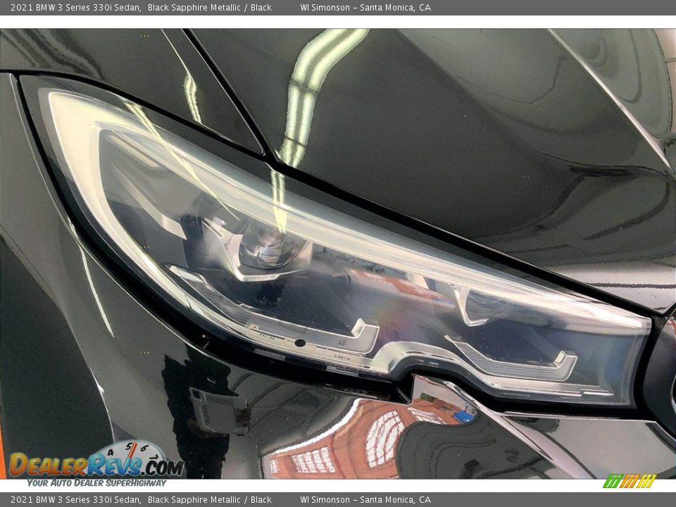 2021 BMW 3 Series 330i Sedan Black Sapphire Metallic / Black Photo #28