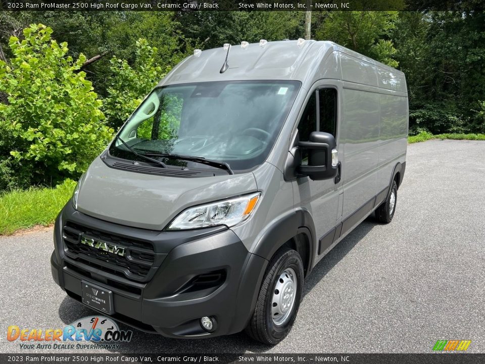 2023 Ram ProMaster 2500 High Roof Cargo Van Ceramic Gray / Black Photo #2