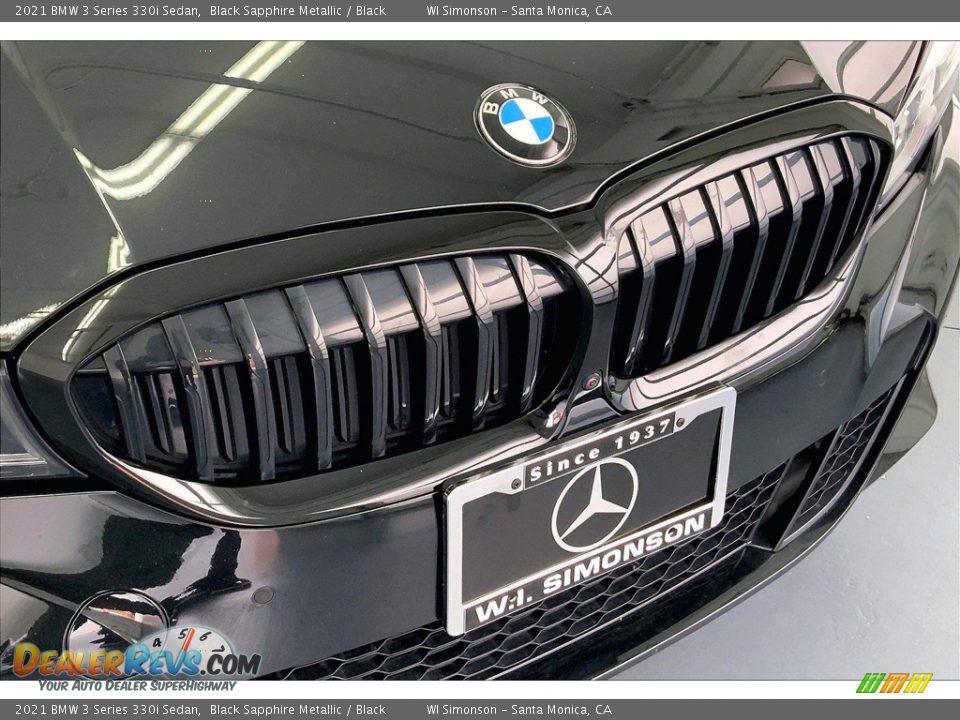 2021 BMW 3 Series 330i Sedan Black Sapphire Metallic / Black Photo #30