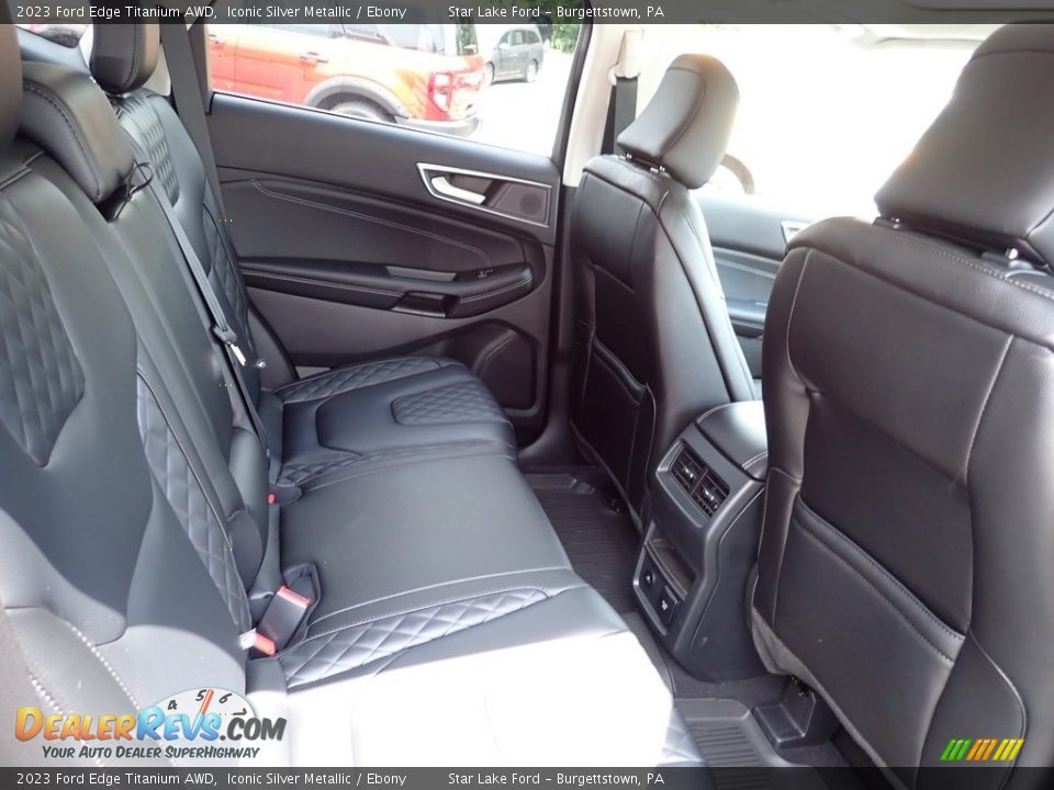 Rear Seat of 2023 Ford Edge Titanium AWD Photo #10