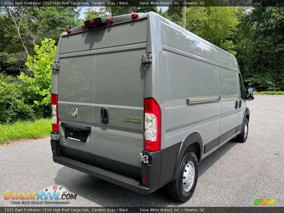 2023 Ram ProMaster 2500 High Roof Cargo Van Ceramic Gray / Black Photo #6