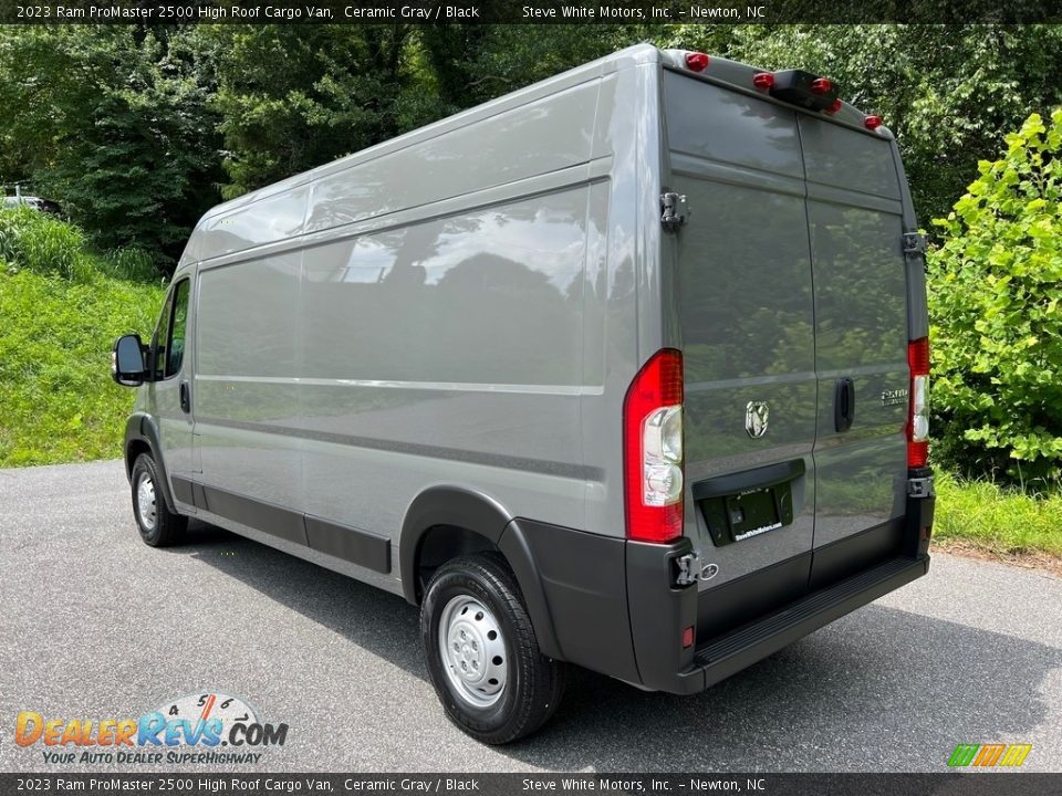 2023 Ram ProMaster 2500 High Roof Cargo Van Ceramic Gray / Black Photo #8