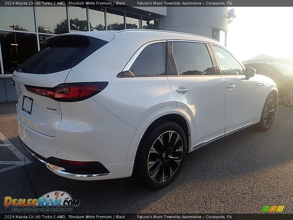 2024 Mazda CX-90 Turbo S AWD Rhodium White Premium / Black Photo #2