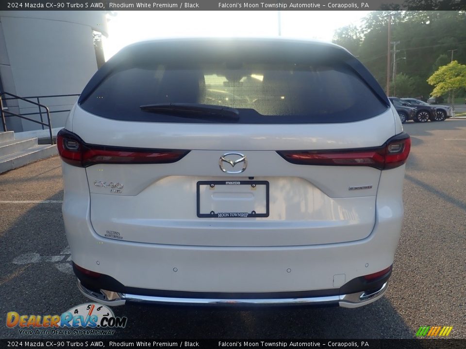 2024 Mazda CX-90 Turbo S AWD Rhodium White Premium / Black Photo #3