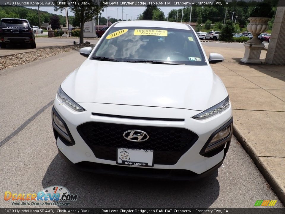 2020 Hyundai Kona SE AWD Chalk White / Black Photo #3