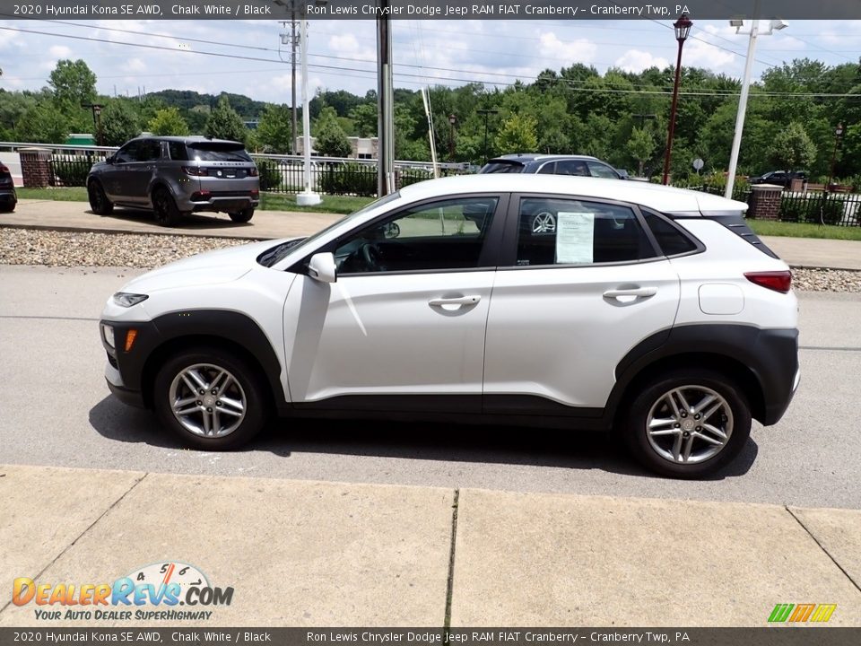 2020 Hyundai Kona SE AWD Chalk White / Black Photo #5