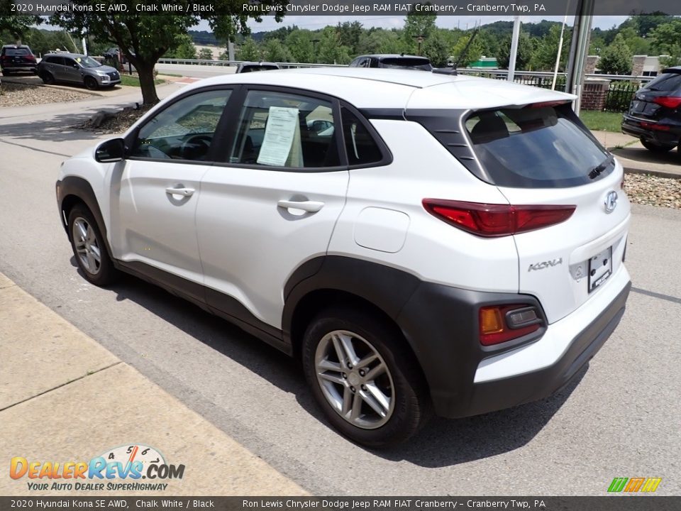 2020 Hyundai Kona SE AWD Chalk White / Black Photo #6