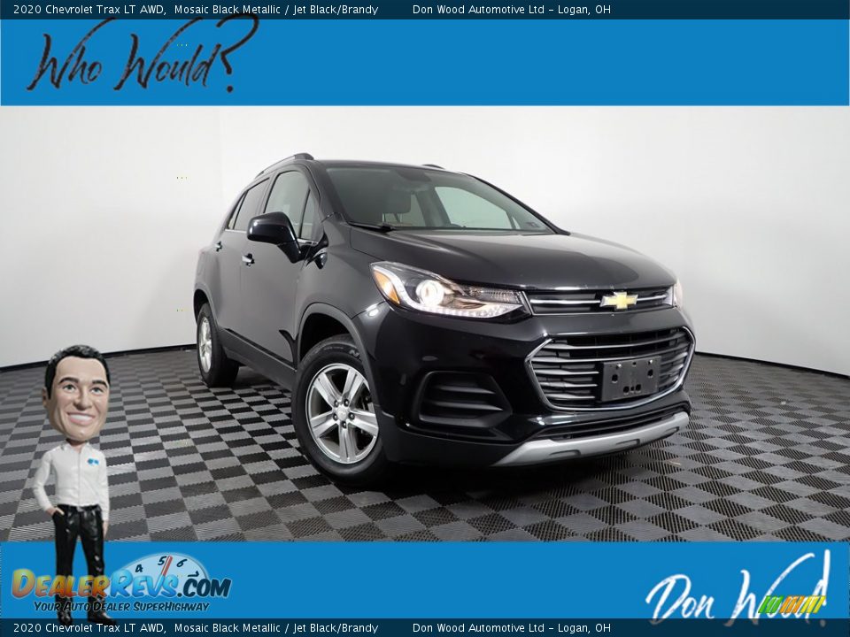 2020 Chevrolet Trax LT AWD Mosaic Black Metallic / Jet Black/Brandy Photo #1