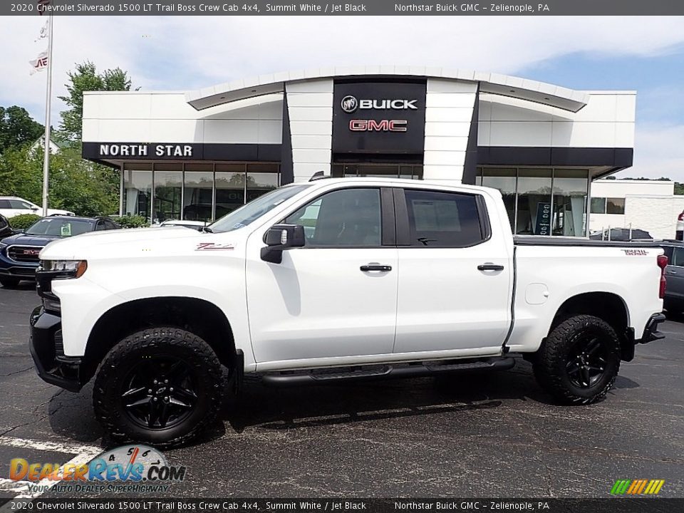 2020 Chevrolet Silverado 1500 LT Trail Boss Crew Cab 4x4 Summit White / Jet Black Photo #1