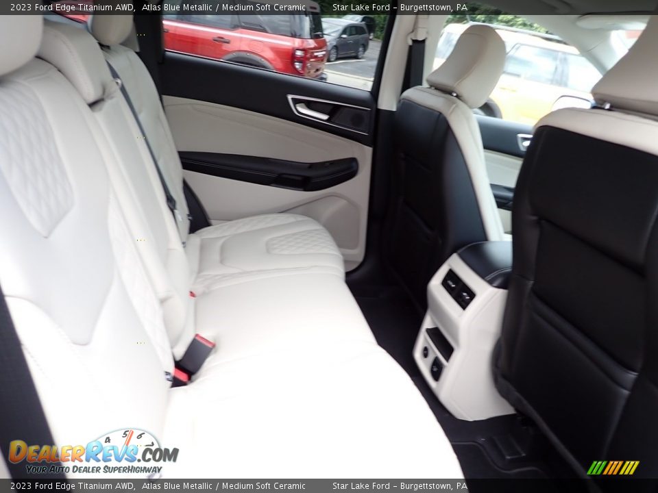 Rear Seat of 2023 Ford Edge Titanium AWD Photo #10